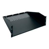 Middle Atlantic U317 U Series Vented Utility Rack Shelf, 17.75" Depth, 3U RMS, Black