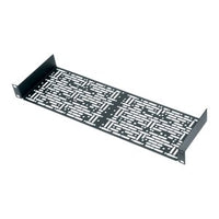 Middle Atlantic UMS1-5.5 Universal Mounting Pattern Rack Mount Shelf, 5.5" Depth, 1U RMS, Steel, Black