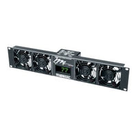 Middle Atlantic UQFP-4D UQFP Series Ultra Quiet Fan Panel, 100 CFM Fan Panel with Display