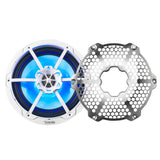 NXL 8" 2-Way Coaxial Marine Speaker With LED RGB Lights 125 Watts Rms 4-Ohm