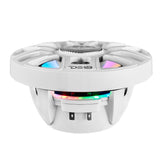 NXL 6.5" 2-Way Coaxial Marine Speaker with Bullet Tweeter and Digital Led Lights | 150W RMS 4-Ohm