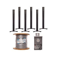 CAST CLBOL1ADI Moon Down Bollard Lighting Kit, (6) SBOL1, (1) CLW142500, (1) CJ75TSSMTTC, (1) CTPC, (2) C61335