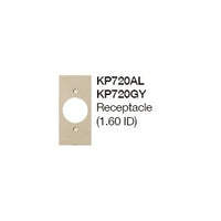 Hubbell KP720AL Faceplate Keypad Series 1-Gang 1.60" Al