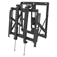 Peerless-AV DS-VW755S SmartMount Full Service Thin Video Wall Mount with Quick Release for 46" to 65" Displays, Black