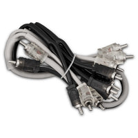 Level 2 RCA 100% Copper OFC Y Connector 2 MALE to 12 MALE 1.5 Feet - SILVER