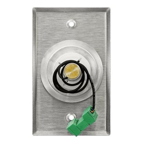 Audix GS1 Flush Mount Wall/Ceiling Fully Integrated Pre-Amp Microphone, Satin Nickel