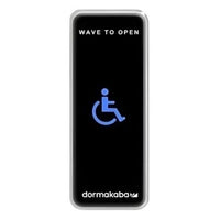 RCI 910NTC-HC-SS Narrow Touchless Actuator, Wheelchair Symbol, Stainless Steel