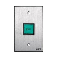 RCI R975GMO58 975 Momentary Exterior Push Button, 12V, 1"x1", Green