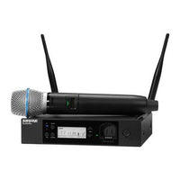 Shure GLXD24R+/B87A-Z3 Dual-Band Wireless Vocal Rack System with BETA 87A