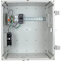 STI EP181611-O5 EnviroArmour Lockable Enclosure, Opaque, NEMA 3R Filter Fan with Filter Vent, Power Distribution, Polycarbonate