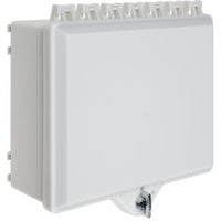 STI 7521-OW NEMA 4X Protective Cabinet with Backplate and Thumb Lock, White