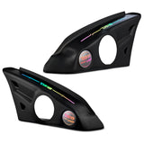 Polaris Slingshot Arm Rest Empty Enclosure With Digital Led Lights fits 2 x 6.5" Speakers  | 2015 - Current