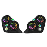 Polaris Slingshot Dual Front Fender 8” Loaded Speaker Pods with Digital LED Lighting
