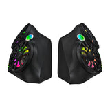 Polaris Slingshot Dual Front Fender 8” Loaded Speaker Pods with Digital LED Lighting
