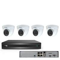 Speco ZIP4T1B Blue Series 4‑Channel NVR Kit with 1TB HDD and (4) 4MP PoE IP Cameras, NDAA Compliant