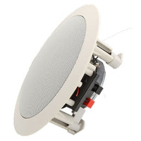 Speco SPCBC5 Custom Builder Series 5.25" Compression Molded In-Ceiling Speaker, Pair, Off-White