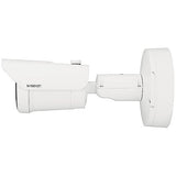 Hanwha XNO-C9083R X Series 8MP IR Bullet Camera, 4.4-9.3mm Motorized Varifocal Lens, White