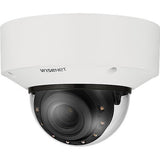 Hanwha XNV-C9083R X Series Peripheral 4K Outdoor IR Vandal Dome IP Camera, 4.4 - 9.3mm Lens, White