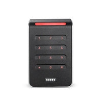 HID 40KNKS-T2-008965 Signo 40K Keypad Reader, Priority Smart Profile, Pigtale, Black with Silver Trim