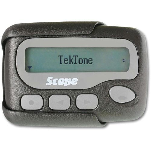 TekTone NC397A Scope 2-Line Display Alphanumeric Pager