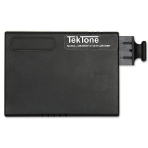 TekTone NC556 Ethernet to Fiber Converter Uses SC-Terminated Multimode Fiber Optic Cable