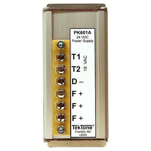 TekTone PK601A 24V DC Power Supply for PK612A or DC Bells