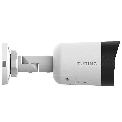 Turing Video TP-MBAD8M28 SMART Series 8MP Active Deterrence Bullet IP Camera, 2.8mm Lens, White