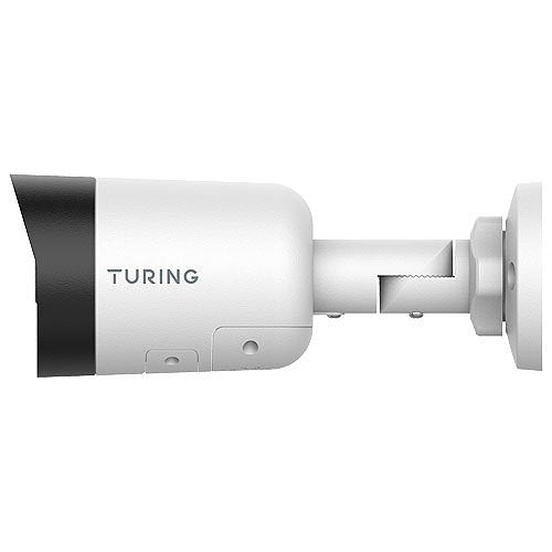 Turing Video TP-MBAD8M28 SMART Series 8MP Active Deterrence Bullet IP Camera, 2.8mm Lens, White