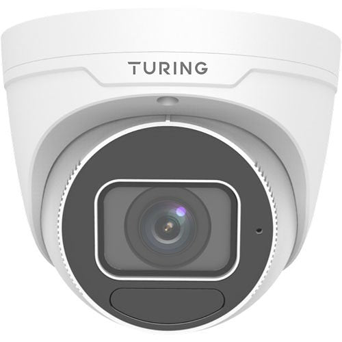 Turing Video TP-MVD4MV2 SMART Series TwilightVision 4MP Zoom Turret IP Camera, 2.7-13.5mm Varifocal Lens, White