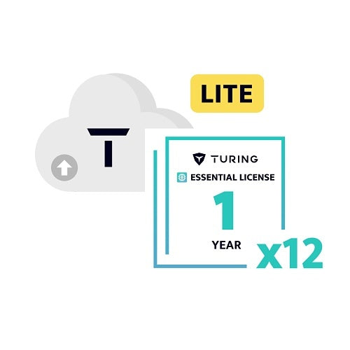 Turing Video TV-UE1Y12 Lite Series Kit, Software Upgrade Bundle with (1) Turing Bridge and (12) Essential 1-Year Licenses