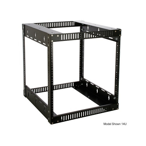 Strong SR-CAB-8U In-Cabinet Rack, 8U, 18" Depth, Steel, Black