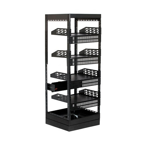 Strong SR-CUST-27U-24IN-PKG Custom Series Rack Package, 27U 24", Black