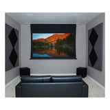 Dragonfly DFRM-TAB-120-UAW 120" Recessed Motorized Tab Tension Ultra AcoustiWeave Projection Screen, 16:9