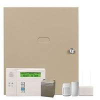 Honeywell Home V128BPT-K227 VISTA Light Burglary Alarm 128-Zones and 8-Partitions, 7" Touchscreen Keypad with Annunciation, 3x Door/Window Transmitter, Press Switch, Unlimited Zone Wireless Receiver