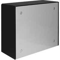 Viking VE-6X7-PNL-NR Surface Mount Box with Blank Aluminum Panel, No Rain Guard, Black