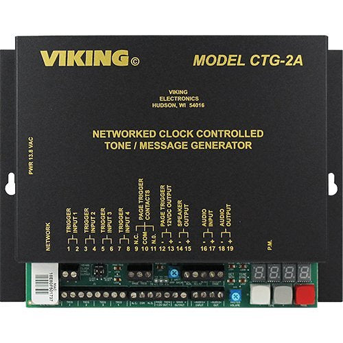 Viking CTG-2A IP Clock Controlled Tone or Message Generator