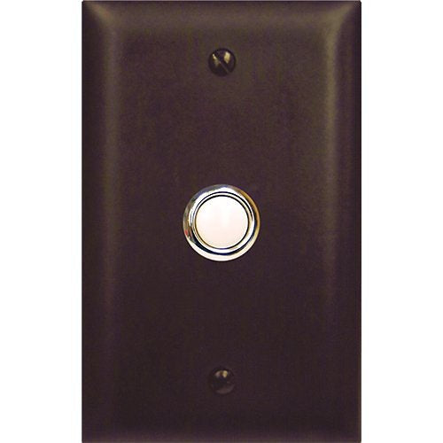 Viking DB40-BN Door Bell Button Panel, Brown