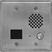 Viking E-70-SS-EWP 2-Gang Brushed Stainless-Steel Entry Compact Phone with Proximity Reader and Enhanced Weather Protection