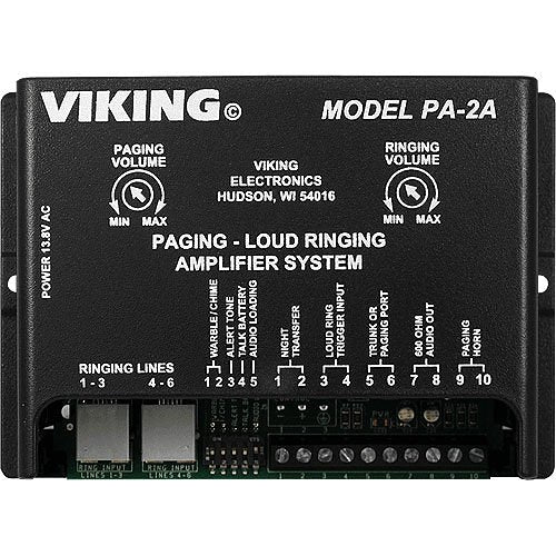 Viking PA-2A 2 WATT Paging Amplifier Loud Ringer