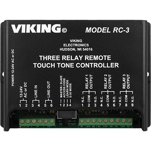 Viking RC-3 Remote Touch Tone Controller with (3) Relay Contacts