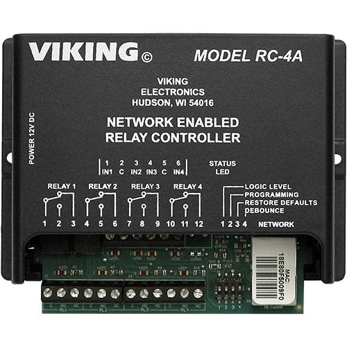 Viking RC-4A Network IP Enabled Relay Controller