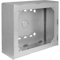Viking VE-6X7-NR-SS Stainless Steel Surface Mount Box for Flush Mount Entry Phones, No Rain Guard