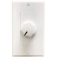 Speco WAT10DW WAT Series 10W 70/25V Wall Plate Volume Control, White