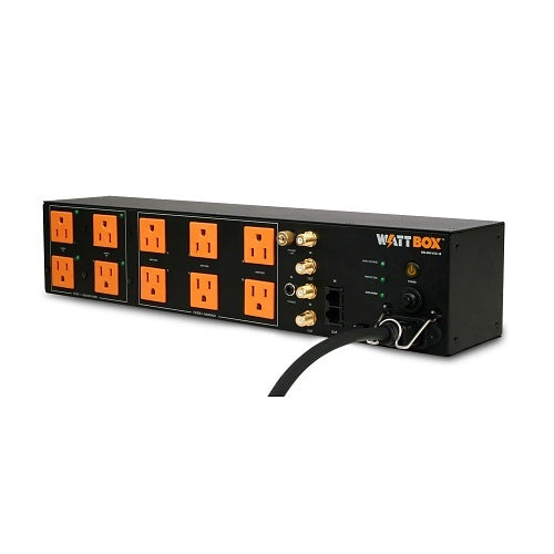 WattBox WB-600-VCE-10 Power Conditioner Chassis with Safe Voltage, Coax and Ethernet Protection, 10-Outlet