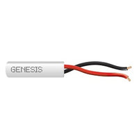 Genesis 21025501 22/2 Stranded Unshielded Cable, Riser, CMR, FT4, 500' (152.4 m) Pull Box, White