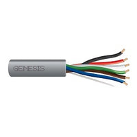 Genesis 21061109 22/6 Stranded Unshielded Cable, Riser, CMR, FT4, 1000' (304.8 m) Pull Box, Gray