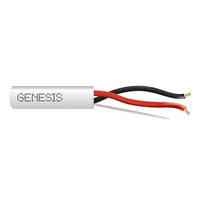 Genesis 21145501 18/2 Stranded Unshielded Cable, Riser, CMR, FT4, 500' (152.4 m) Pull Box, White