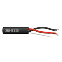 Genesis 45111008 16/2 Solid Unshielded Fire Alarm Cable, Plenum, FPLP, 1000' (304.8 m) Reel, Black