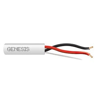 Genesis 54731101 16/2 (65-Strand Oxygen-Free Copper) Audacious Unshielded Speaker Cable, Riser, CMR, FT4, 1000' (304.8 m) Pull Box, White