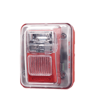 Gentex WGEC24-75PWWLP WGEC Series Evacuation Outdoor Horn/Strobe with GOELP Enclosure, Wall Mount, Fixed 75 cd, Plain (No Lettering), White